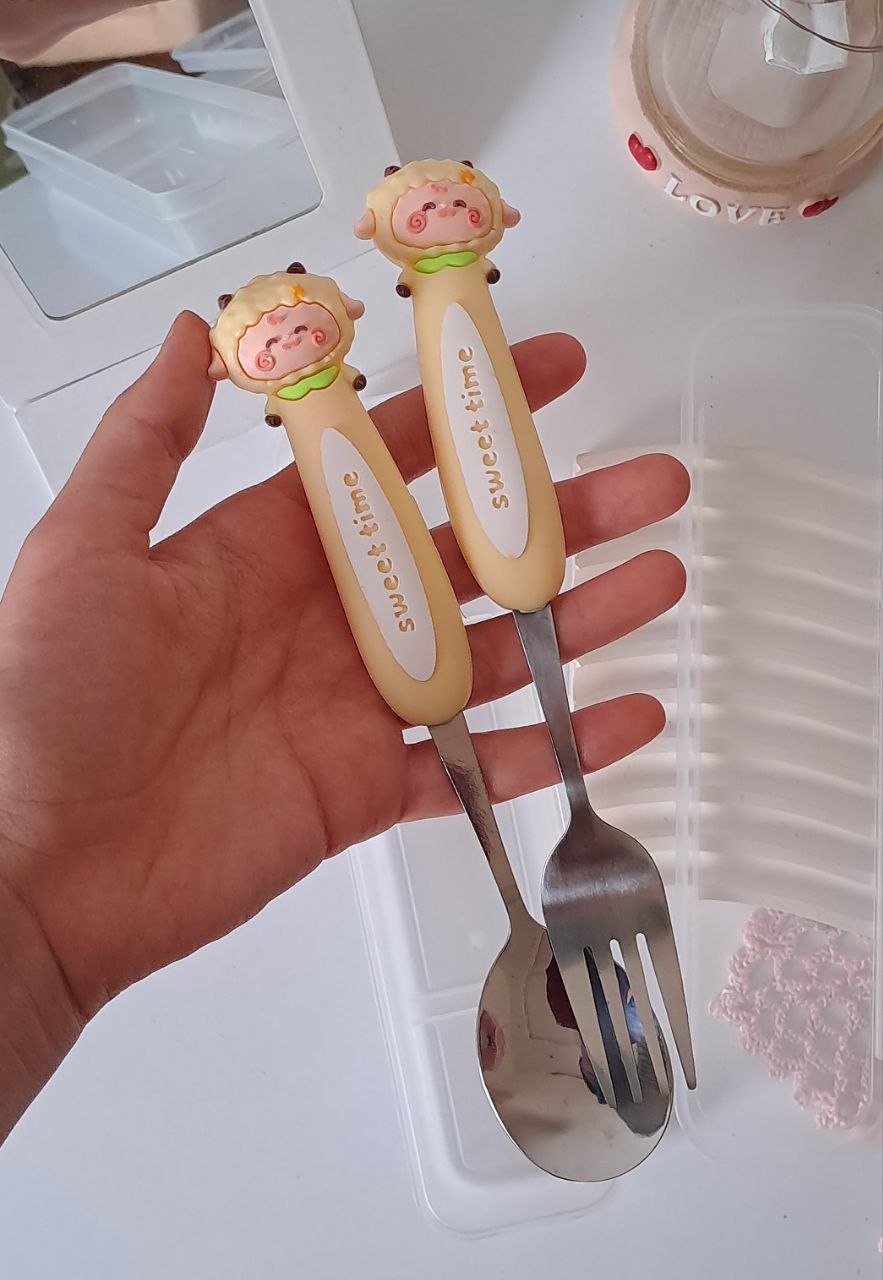 قاشق و چنگال فانتزی وارداتی باکیفیت